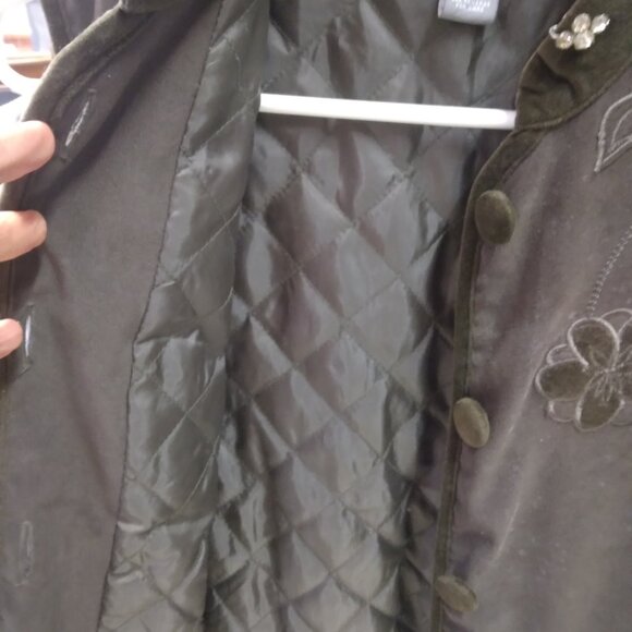 VintageJessica Holbrook Vest, Olive Green, Small - Picture 3 of 5